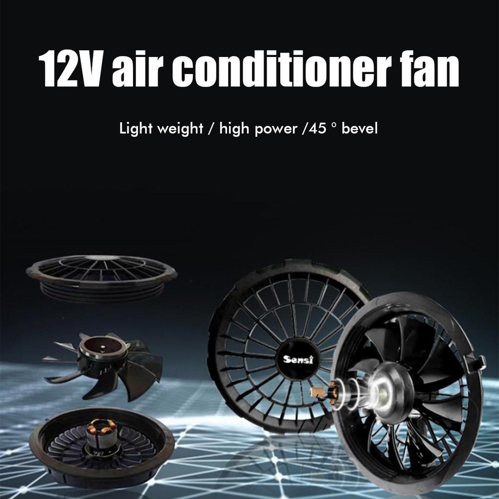 Summer Cooling Fan for Clothes 12V Air Conditioning Clothes Fan for Jacket Construction Workers