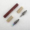 Luxury Classic Design Metal Fountain Pen Double Headed EF Nib  Ink Pen Caliber 3.4MM for Smooth Writing