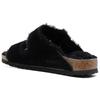 Birkenstock Arizona Suede Soft Sole Comfortable Fashion Sandals Men Sandals Black 0752663