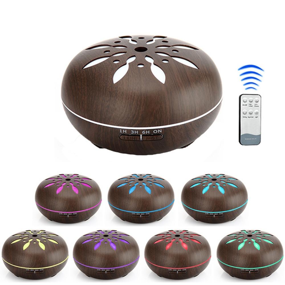 Household Electric Remote Control Essential Oil Diffuser Ultrasonic Air Humidifier With Led Lamp Aromatherapy Atomizer Diffuser