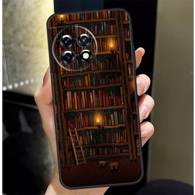 Book Lover Cover For OnePlus Nord 3 2 CE 4 Lite N20 N10 N30 OnePlus 8T 10T 13 13R 12 12R 11 10 Pro Case