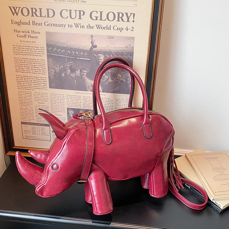 Cute Toy Doll Bag Big Elephant Cartoon Crossbody Phone Bag Lady Girls Padded Space Cotton Handbag And Purse Female Shoulder Bag