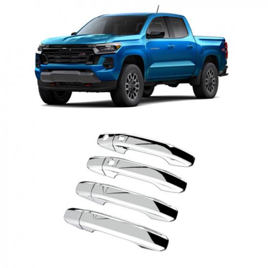 Chrome Car Door Handle Cover Trim 8pcs For Chevrolet Colorado -2025