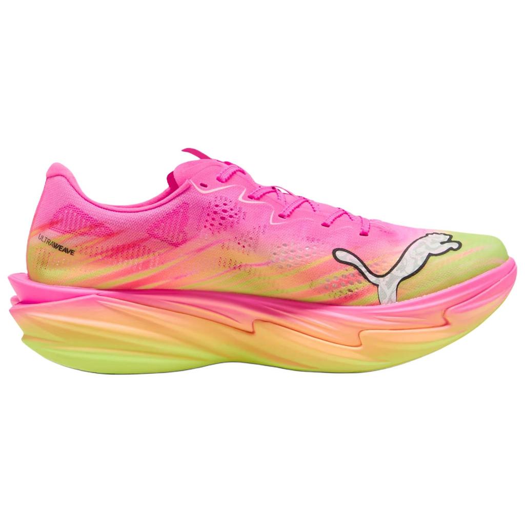 Puma Deviate Nitro Elite 4 'Poison Pink Yellow Alert Bright Aqua'
