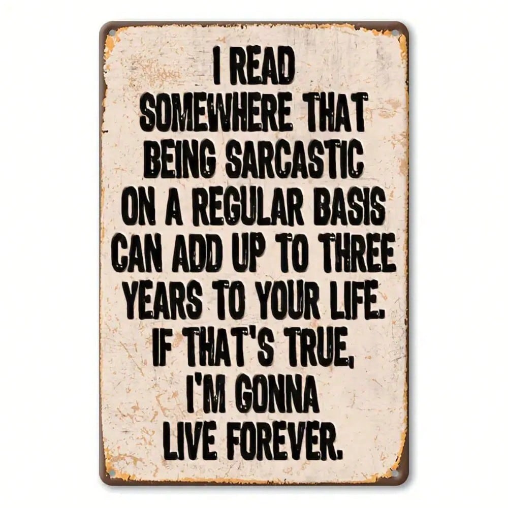 Retro Metal Paintings, Furniture, Living Room Decoration 20x30cm