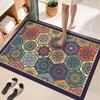 Colorful Brick Carpet Foot Mat Entryway Non-Slip Door Mat Diatomaceous Earth Water Absorbent Quick-Dry Floor Mat