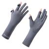 Lilang Ice Silk Sun Protection Fingerless Cycling Gloves