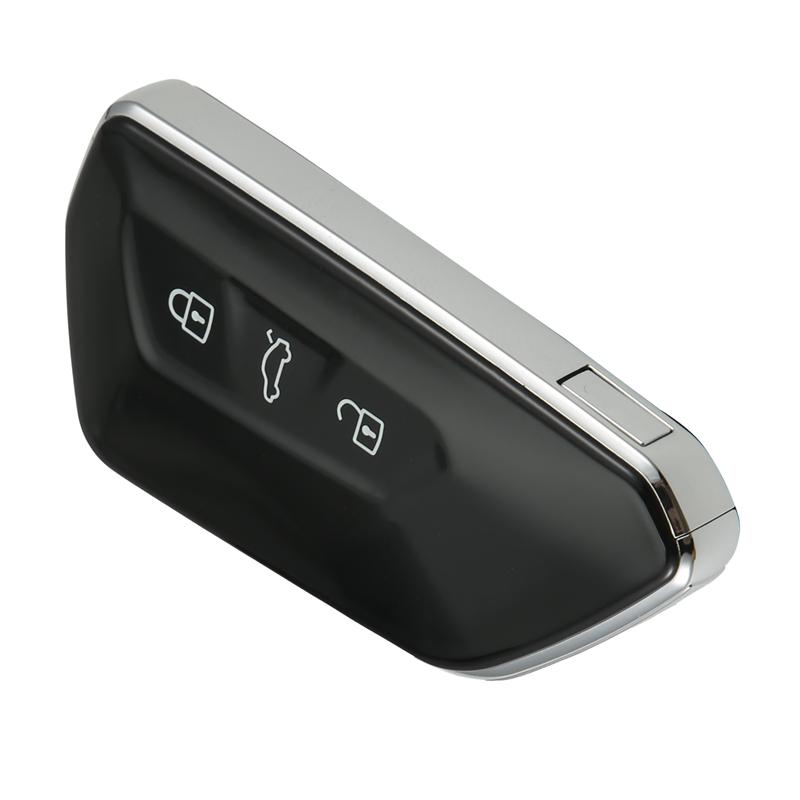 KDZA25 Fernbedienung Schlüsselhülle 3 Tasten Auto Smart Key Kartenetui Gehäuse Für VW Golf 8