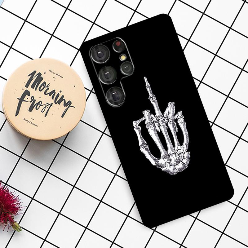 Middle Finger Case For Samsung Galaxy S24 FE S21 S22 S23 S25 Ultra S9 S10 Plus S20 FE S25 FE Phone Cover
