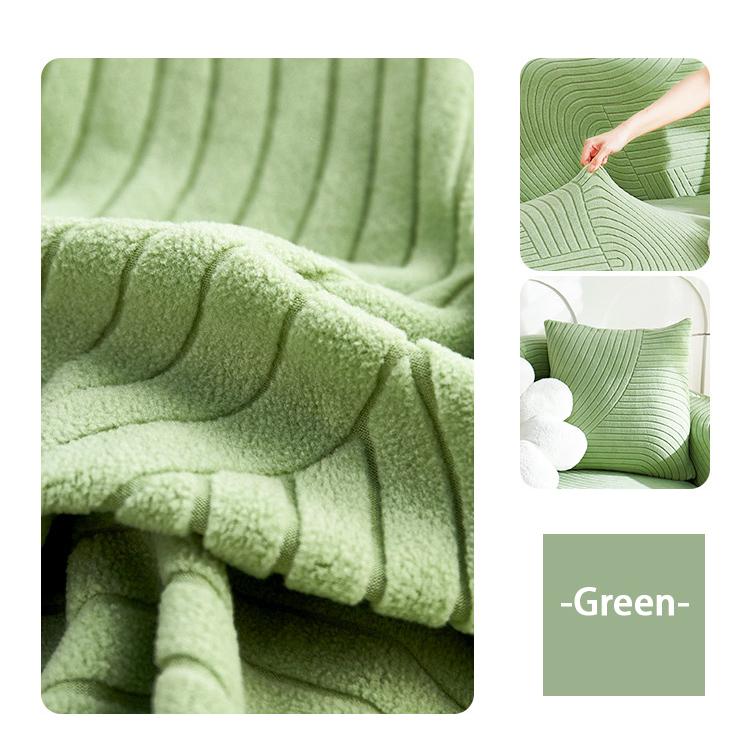 

Эластичный чехол для дивана, универсальный чехол с полной пленкой, универсальный чехол на четыре сезона, чехол для дивана с защитой от кошачьих царапин, нескользящий полный чехол, полотенце 3 Seat зелёный