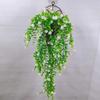 Verdor Montado en la Pared: Enredadera de Flores Artificiales Larga y Hojas Decorativas para Espacios Interiores/Exteriores