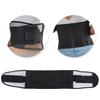 Breathable Adjustable Waistband Sports Fitness Waist Abdomen Support Correction Fixing BeltL Black