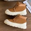 Fashion 2025 New Winter men boots  Slippers Warm Men Shoes Waterproof Non-Slip Plush Sneakers Male Leather  Boots size 38-44