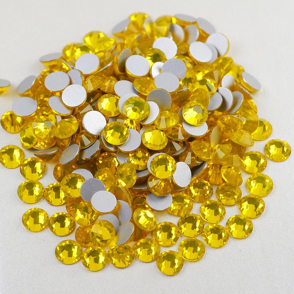 Crystal Ab Mixed Size Ss3-ss20 Bulk Package Non Hotfix Rhinestones Flat Back Rhinestones for Nail Art