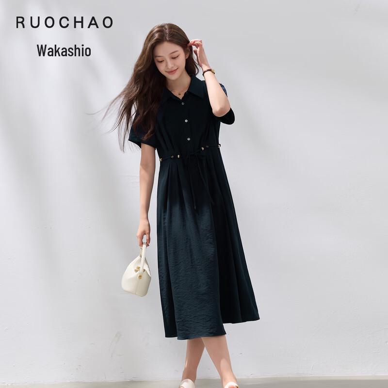 Plus Size Women s A-line Drawstring Maxi Dress L