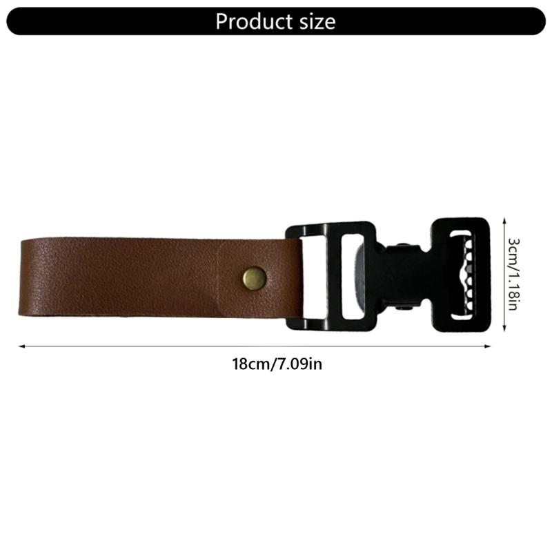 Durability Leather Gloves Clip Work Gloves Holders Portables Gloves Belt Clip for Belt and Turnouts Gears