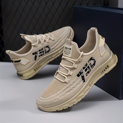Baskets à enfiler pour hommes avec lacets - Chaussures de sport résistantes aux odeurs - Légères et respirantes