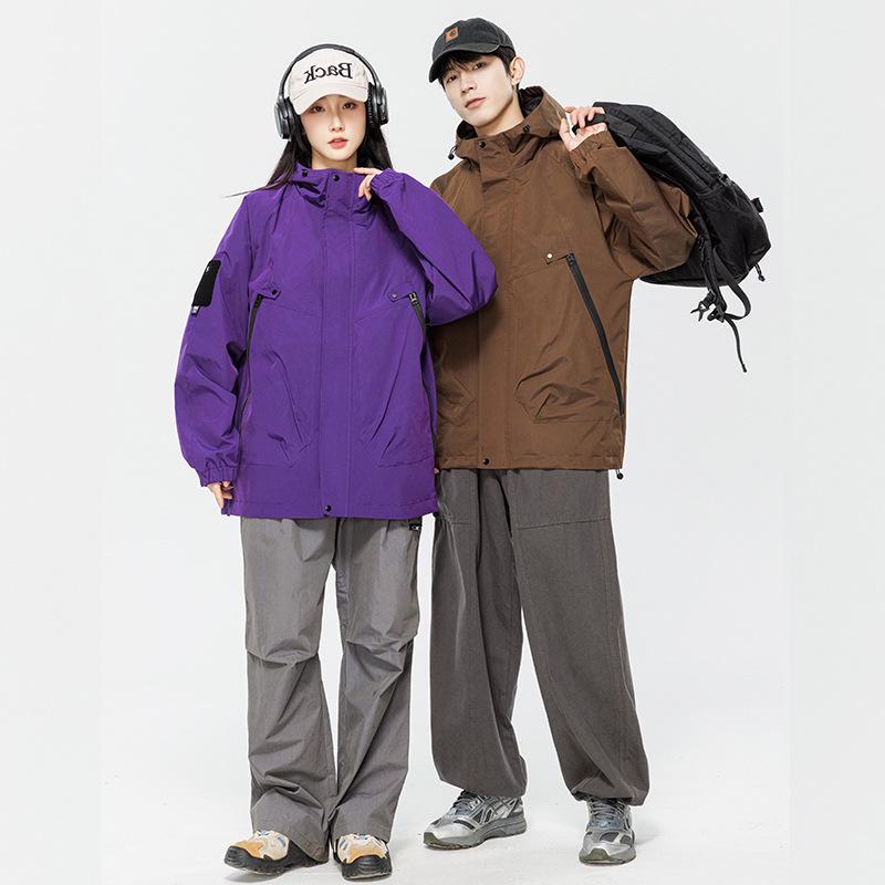 2024 Autumn Unisex Hooded Mountain Style Jacket - Trendy Outdoor Brand