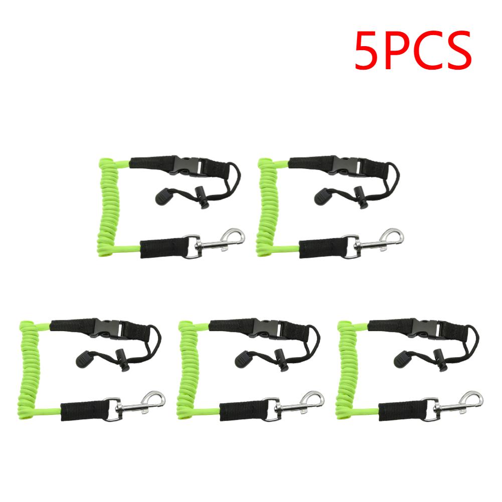 Smycz do wiosła kajakowego Linka zapobiegająca zgubieniu Regulowany uchwyt na wędkę zabezpieczający Linka Szybkie zwalnianie Surfing Spiralna linka do kajakarstwa kanadyjkowego