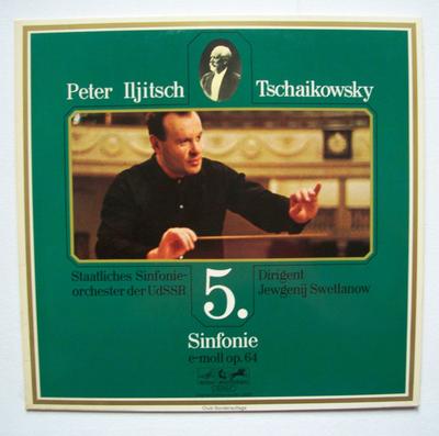 LP Record PYOTR ILYICH TCHAIKOVSKY, RUSSIAN S - 5. Sinfonie E-moll Op. 64 61526 Melodia-Eurodis 1973 Germany Classical Used
