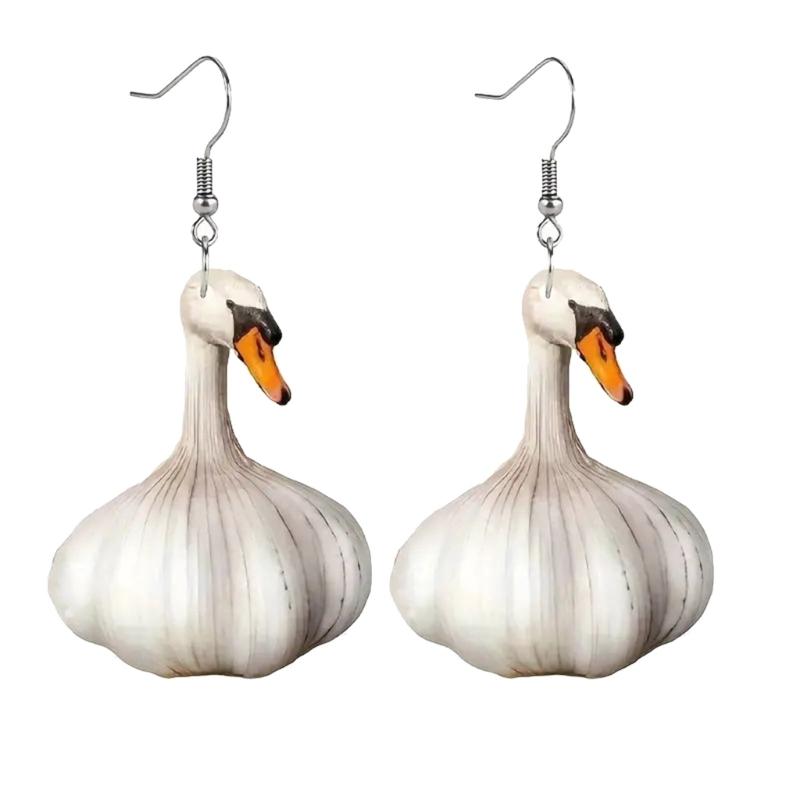 

Cute Duck Dangle Earrings Accessory Eye Catching Ear Hook Eye catching Ear Addition for Daily Wear Dates Parties 1