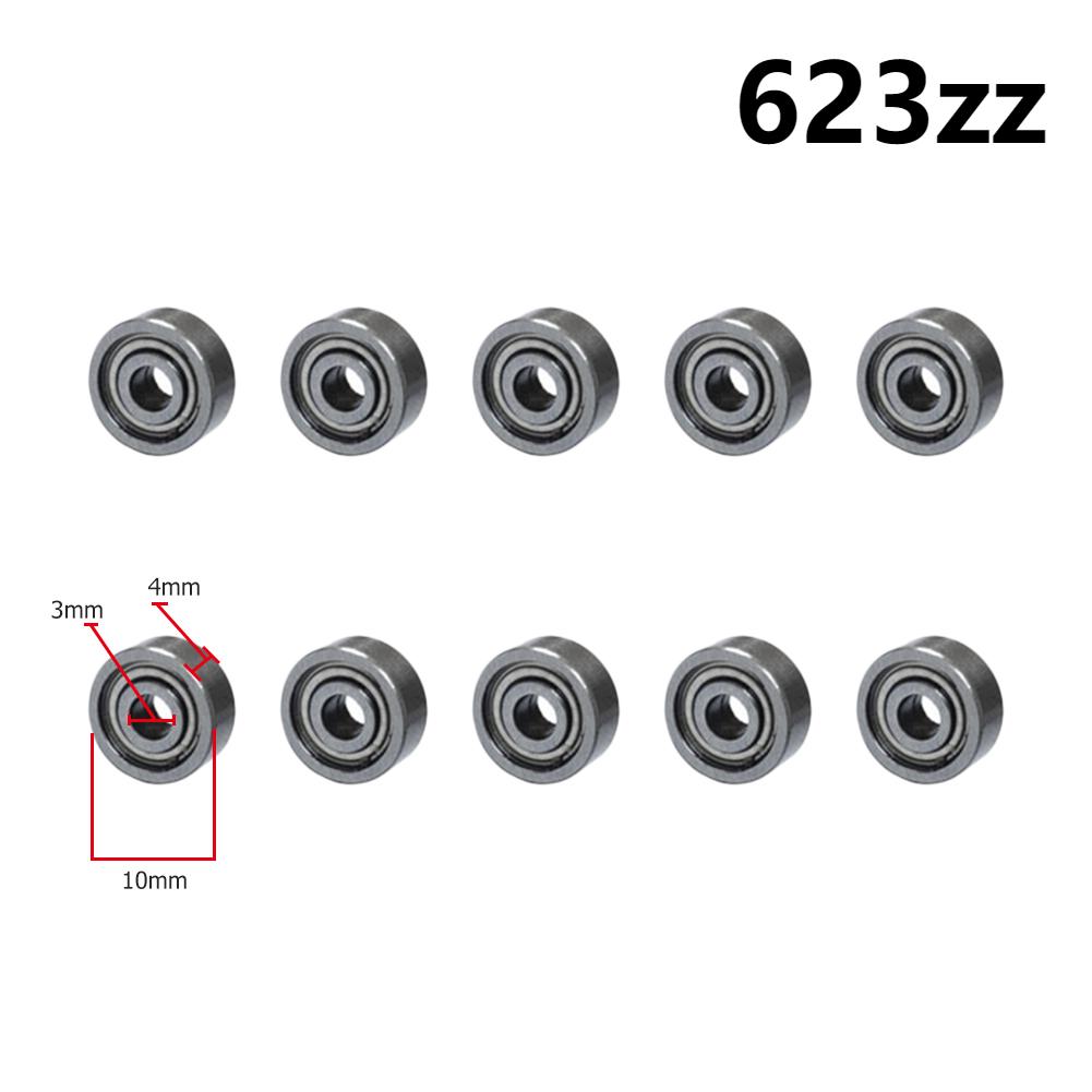 

10-100PCS 608ZZ 623ZZ 688ZZ 625ZZ 626ZZ Ball Bearing Chrome Carbon Steel Ball Bearings 3D Printer Part Bearing Pulley Wheel 10PCS