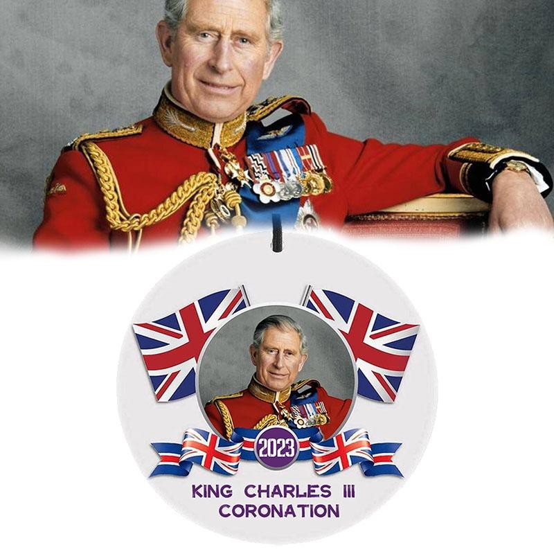 King Charles Iii Acrylic Pendant Modern Minimalist Home Decor