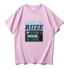 Love 119 Riize Rise and Realize T-shirts Boys Kpop Band Printing Tee-shirt Cotton Short Sleeve Women Tees Spring Casual Tshirts