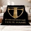 Rugby Union  Customizable name outdoor blanket soft cozy and warm Multi-purpose office blanket outdoor camping and travel blanket all