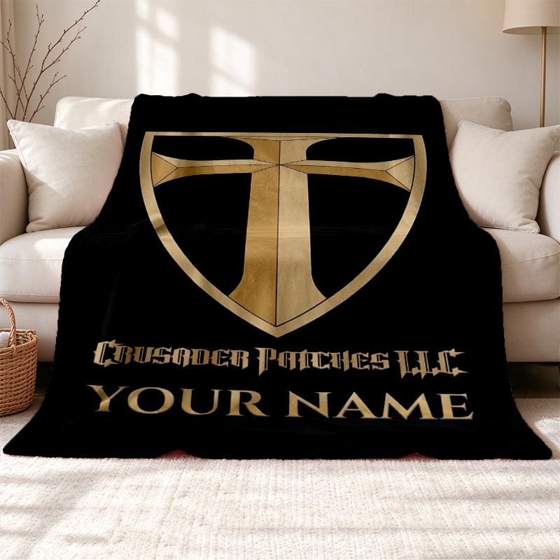 Rugby Union Customizable name outdoor blanket soft cozy and warm Multi-purpose office blanket outdoor camping and travel blanket all