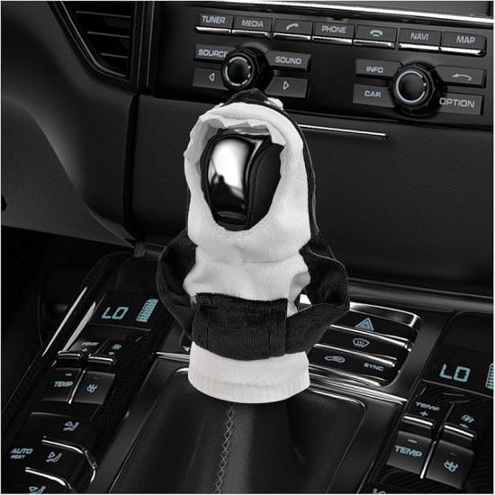Car Gear Shift Cover, Fashionable Mini Shark Gear Shifter Stick Hoodie, Funny Winter Warm Gear Shift Knob Sweater Protector, Universal Interior Decor