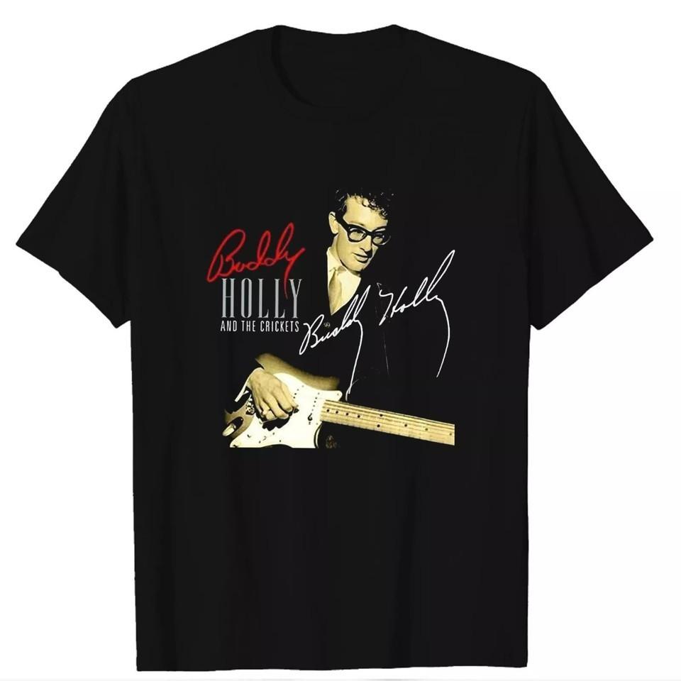 Buddy Holly signature Gift For Fans Unisex T-shirt Unisex T-Shirt M