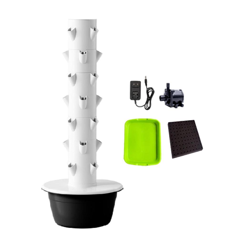 Hydroponics Growing System Hydroponic Tower High Yield Planting Tools Plant Germination Kit Vertical Planter for Strawberries