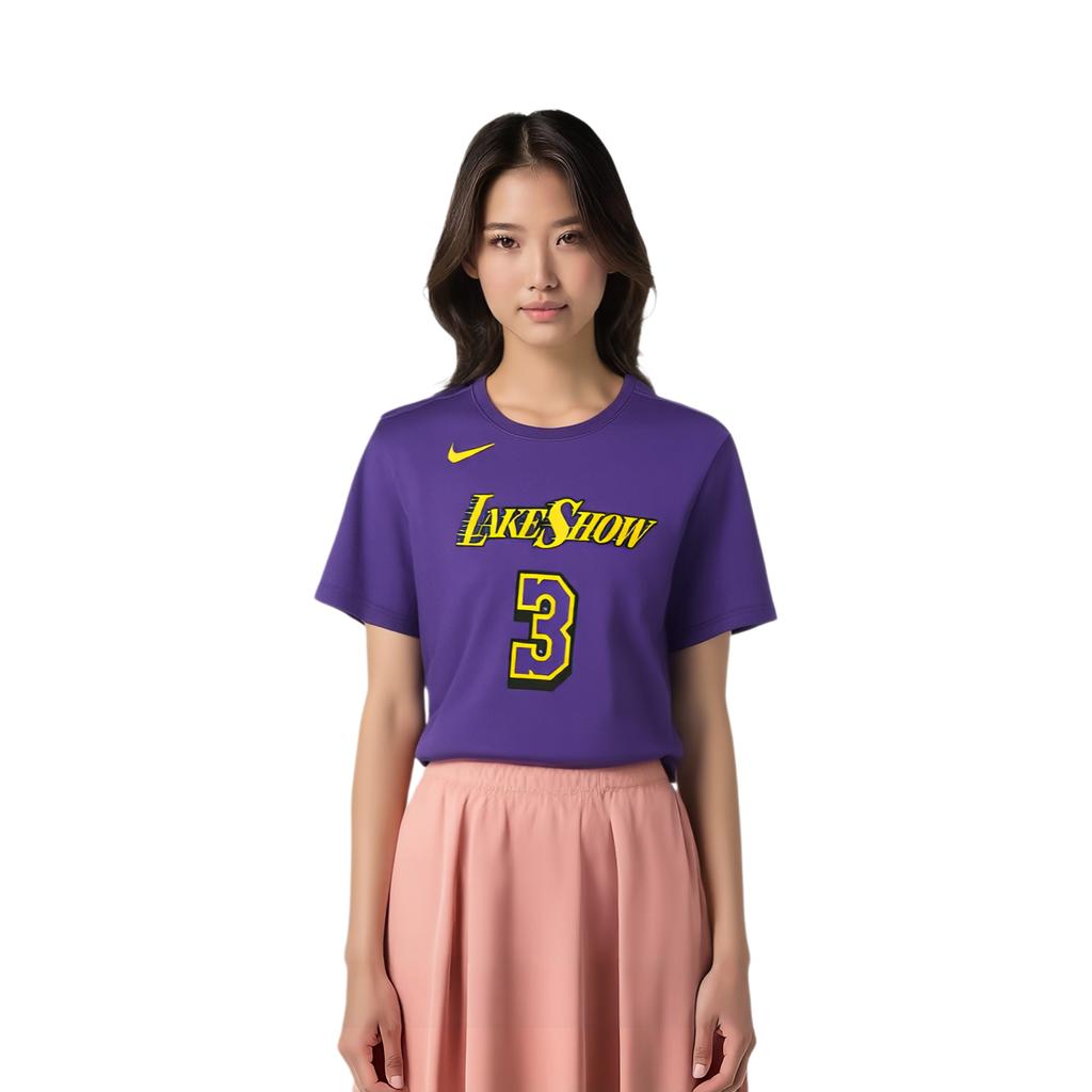 Nike x NBA Los Angeles Lakers T Shirt Unisex Purple HJ2763-506