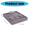 Velvets Jewelry Storage Tray for Drawer Organization Portable Rings Organizer Multifunctional Necklace Bracelets Case