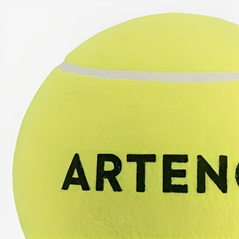 DECATHLON ARTENGO Tennis Balls Acrylic Fiber, Polyamide Fiber Training Ball Training Neon Yellow