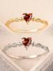 925 Sterling Silver Zircon Simplicity Love Heart Ring For Women Engagement Wedding Fashion Luxury High Quality Fine Jewelry