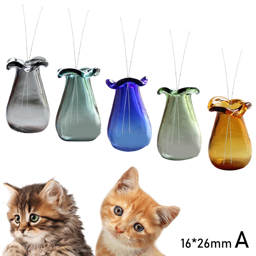 Cute Dry Flower Glass Vase Ornaments Miniature Vase Mini Vase Furniture Doll Flower D E8Z2