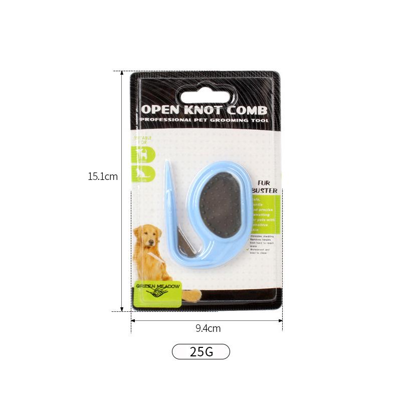 Pet Hair Removal Comb for Cats and Dogs - Detangling & Grooming Tool