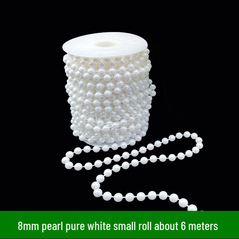 Adjustable 6-14mm Pearl Strand Chain for DIY Wedding Decor