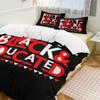 Delta Sorority Sigma Theta DST Bedding Set Twin Queen Size Duvet Cover Pillowcase for Boys Girls Kids Adult Home