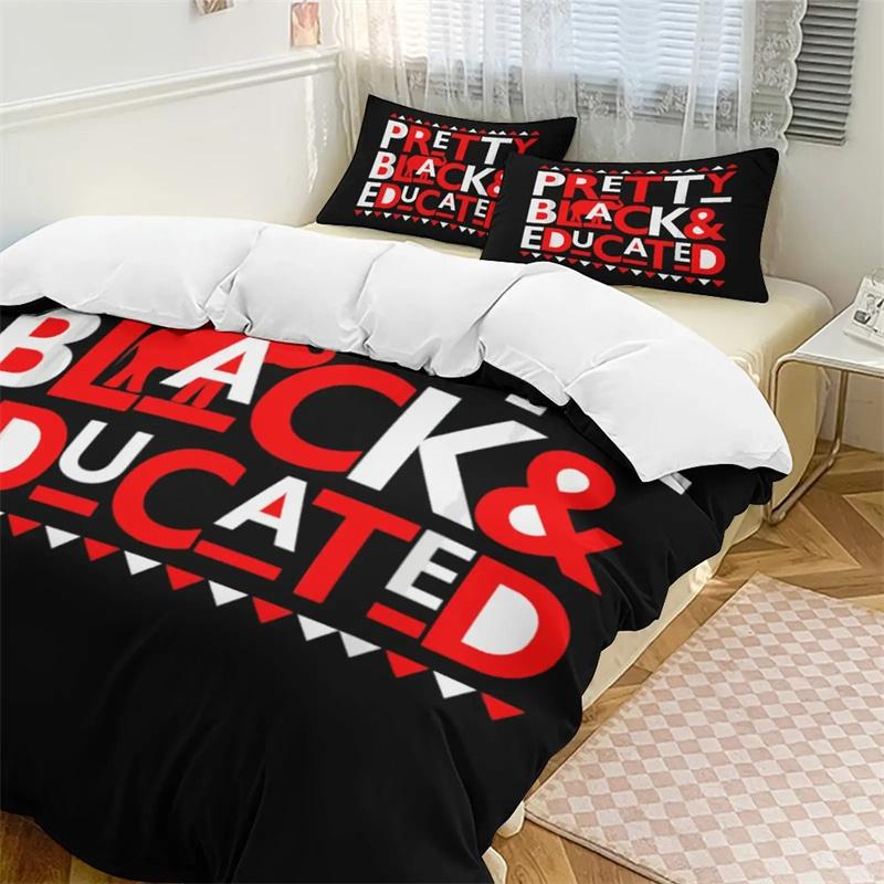 Delta Sorority Sigma Theta DST Bedding Set Twin Queen Size Duvet Cover Pillowcase for Boys Girls Kids Adult Home