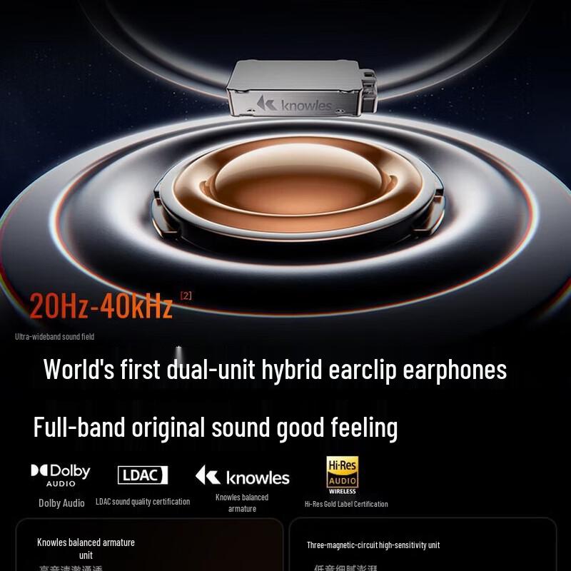 Auricolari Wireless Open-Ear a Clip Baseus Inspire XC1