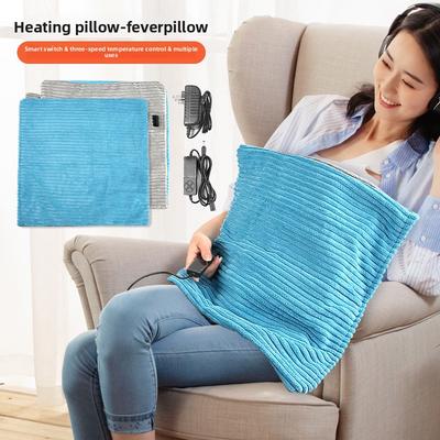 12V Socket with Thermostat, Heating Pillow, Body Warmer Blanket, Back and Neck Heating Pad, Intelligent Temperature Control Heating Pad Blanket