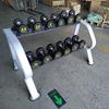 Fixed Rubber Dumbbell Set with Rack
