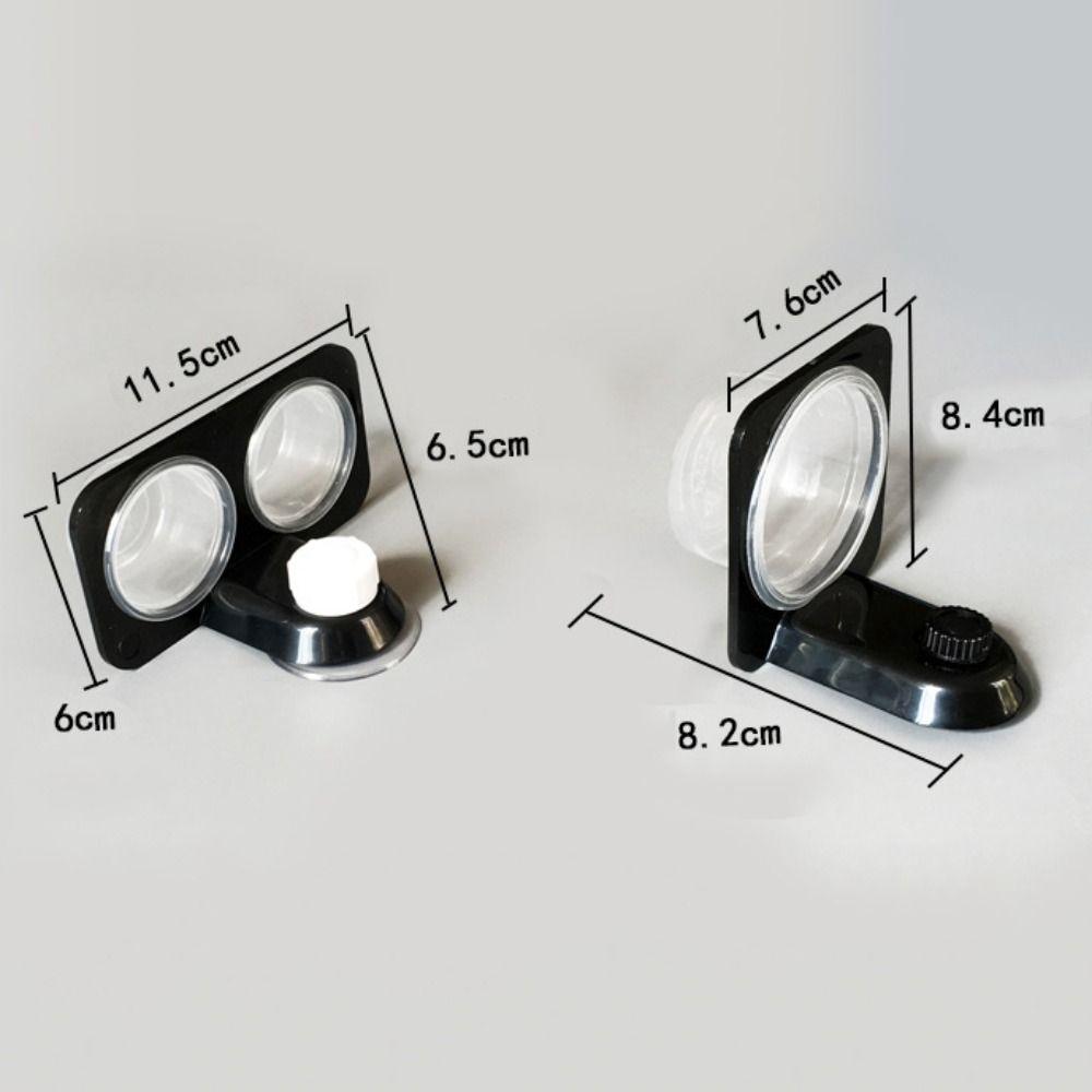 Dual Purpose Insect Feeding Dish Plastic Gecko Feeding Ledge Reptile Feeder Bowl for Snake