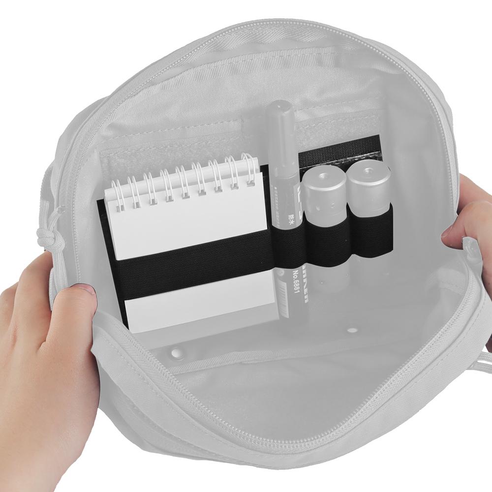 Multi-Purpose Drop Pouch Hanging Board W/ Elastic Band Magic Fastener Plate Shotgun Bag Adapter Panel for Pouches Magazine Pouch