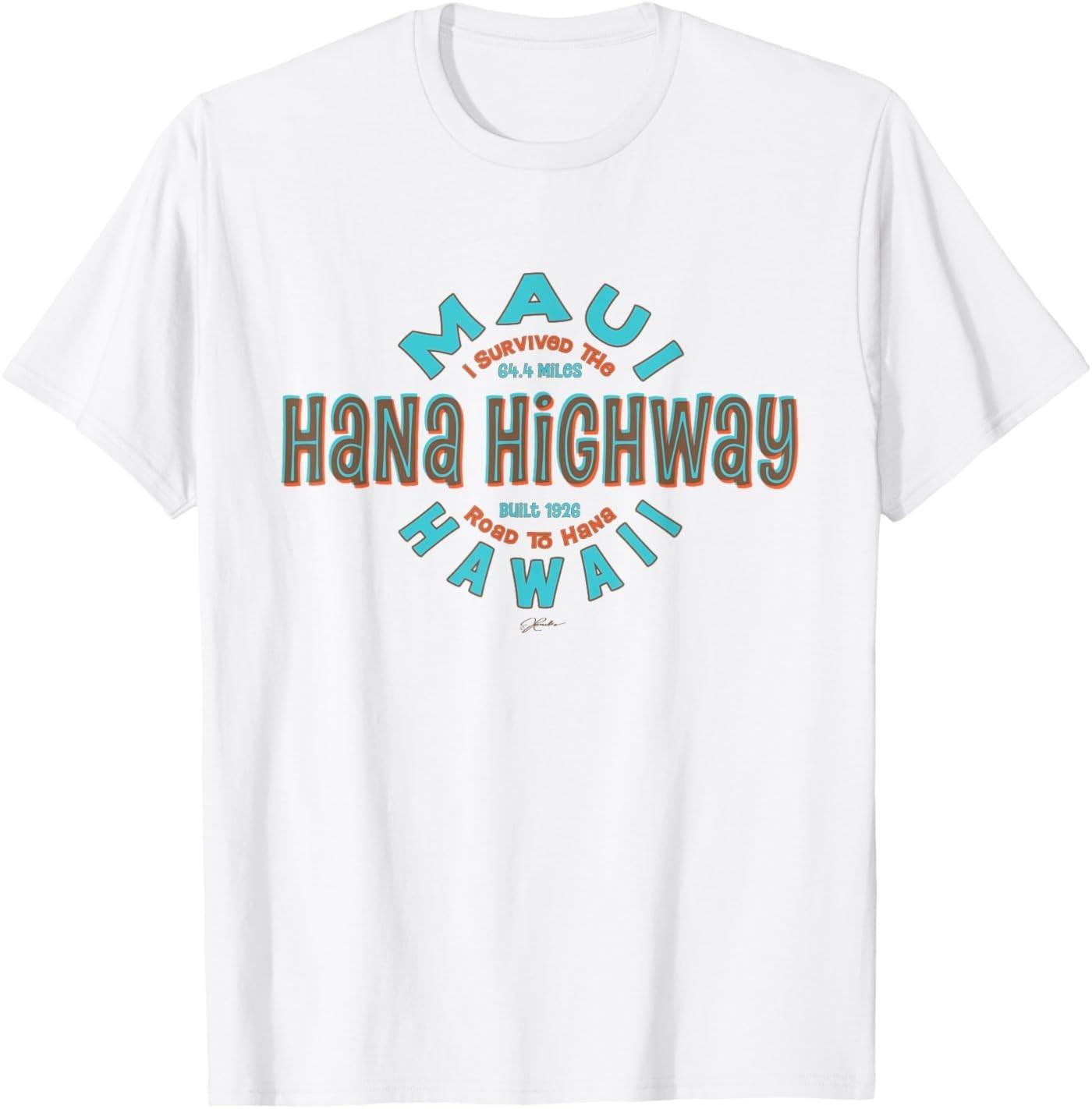 I Survived The Road to Hana, Maui, Hawaii T-Shirt S разноцветный