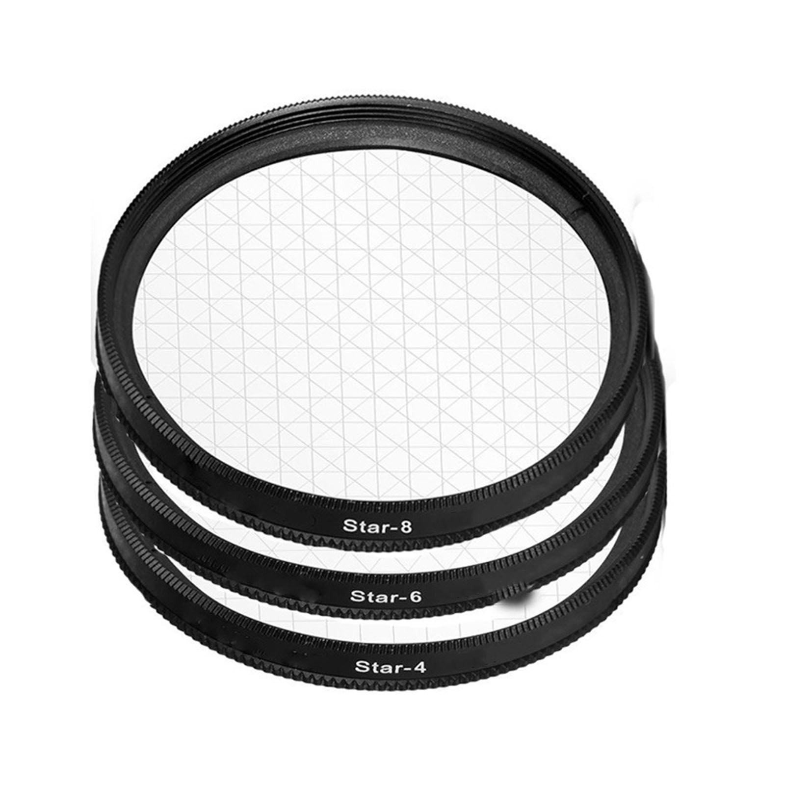 

49 мм 52 мм 55 мм 58 мм 62 мм 67 мм 77 мм Star Line Star Filter 4 6 8 Piont Camera Filters for DSLR Camera Filter Replacement 49MM
