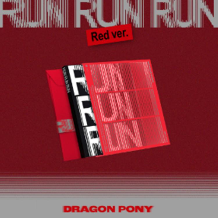 [POB] DRAGON PONY [RUN RUN RUN] 3-й EP-альбом RED ver. (NO STORE POB)